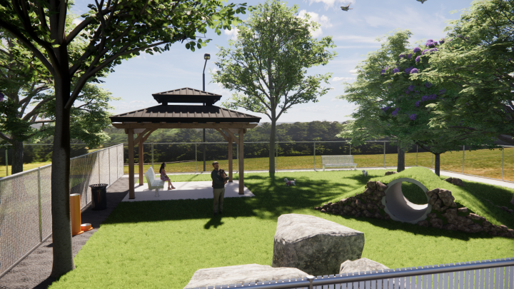 Amélioration du parc canin de Grand-mère